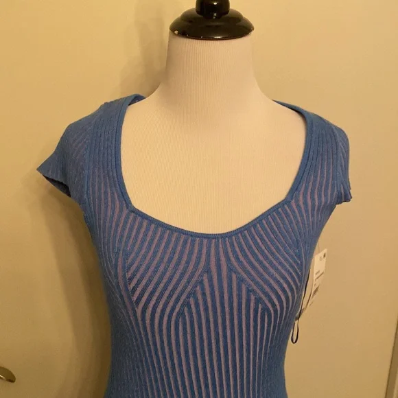 NWT French Connection Blue Dress - Picture 5 of 5